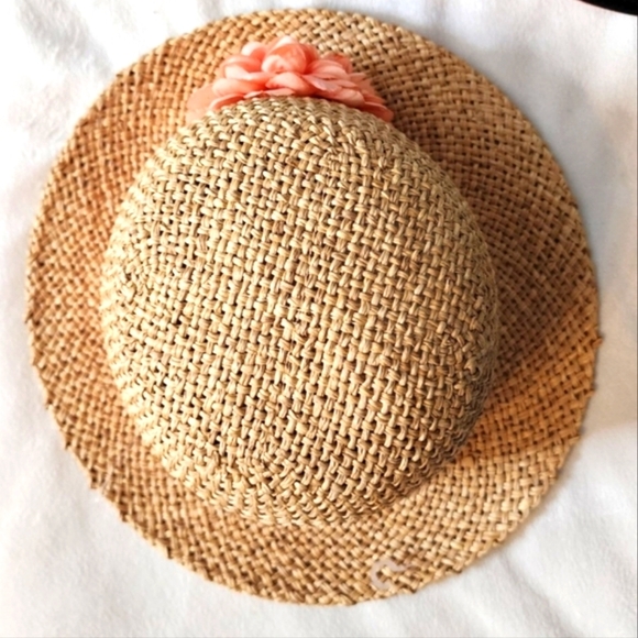 NEW Woven Derby Bowler Hat Rollable Rim 1970s Vintage Tea Party Summer Cloche - Picture 1 of 8